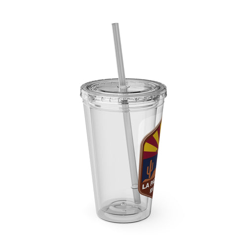 La Paz Valley RV Park 16oz Sunsplash Tumbler with Straw