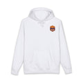 Arizona Sunrise Patch Hoodie — Vintage Desert State Emblem Pullover